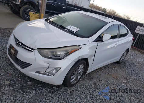 2015 Hyundai Elantra Se from USA, damaged, VIN 5NPDH4AE2FH613051